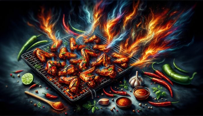 Spicy Grilled Chicken Wings with a Unique Aussie Flair