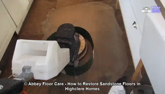 Sandstone Floor Restoration for Highclere Homes