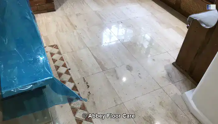 Vein Cut Travertine Restoration Made Simple and Quick